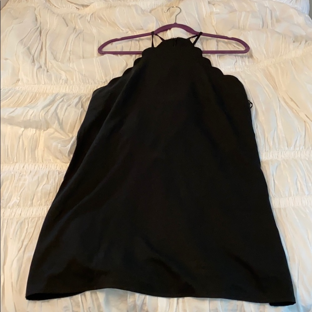 Brand new lulu’s black scalloped dress - Picture 4 of 4